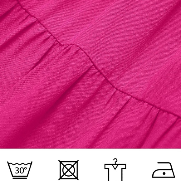 Pink boho style dress - Picture 3 of 4